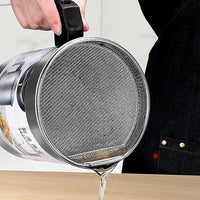 Stainless Steel Cooking Oil Filter & Fryer Pot